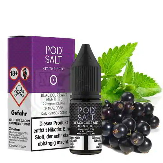 BLACKCURRANT – POD SALT | 10ml 20mg Rare Rlavour